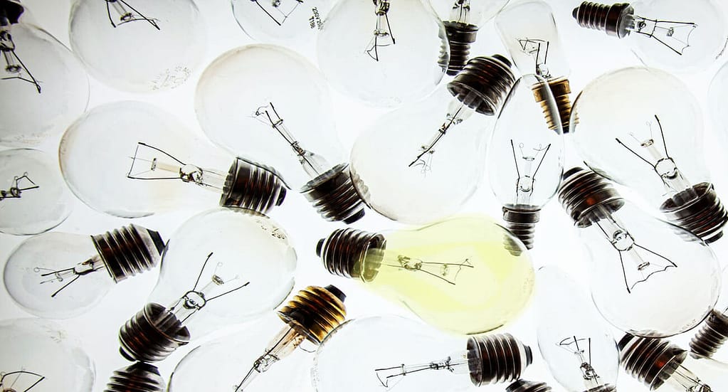 many-lightbulb-ideas